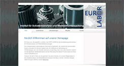 Desktop Screenshot of euro-labor.com