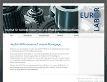 Tablet Screenshot of euro-labor.com